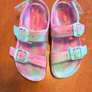 Cat & Jack Pink and Blue Kids Sandals